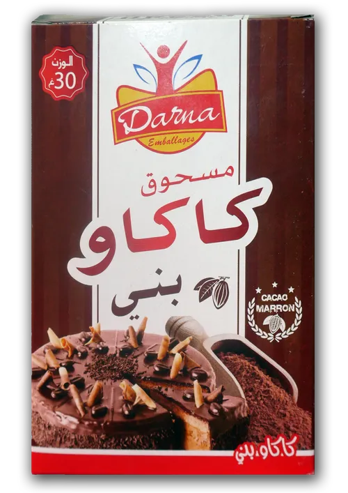  Poudre de cacao marron 30 g 